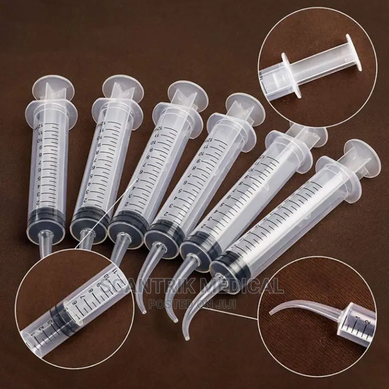 Elbow Syringe Dental Injection Silicone