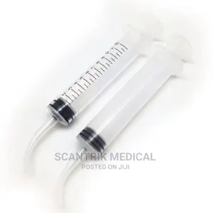 Elbow Syringe Silicone Impression Syringe Irrigating Syringe