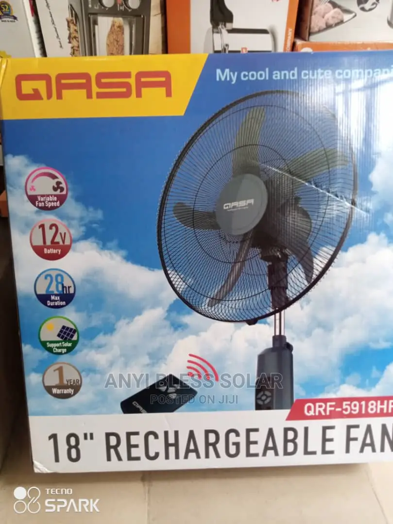 18 Rechargeable Fan