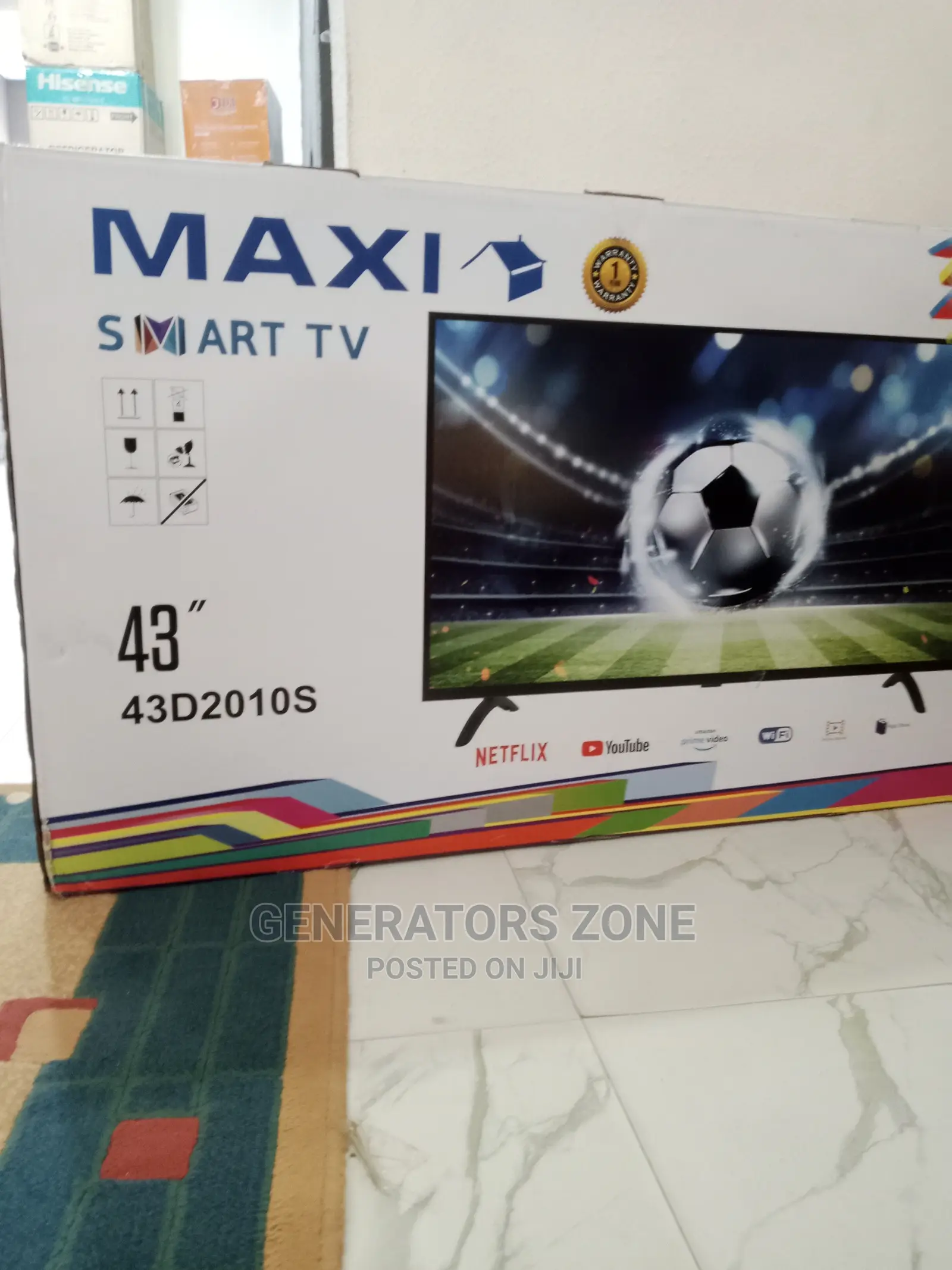 Original Maxi 43'' Smart Uhd TV + Netflix+ Youtube (Hdmi)