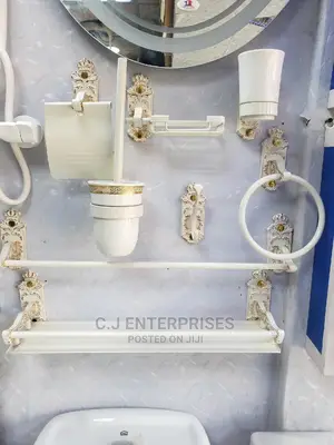 White Color Bathroom Accessories