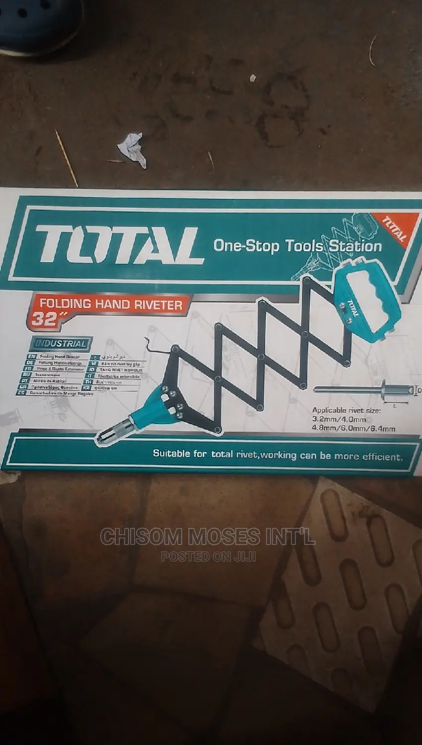 Total Folding Hand Riveter Gun 32"