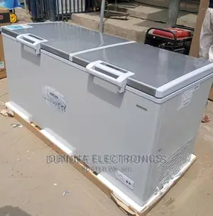 Brand New BRUHM 700L Double Door Chest Freezer/External/