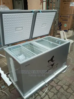 Brand New Snowsea 600L Double Door Freezer/External/Silver/