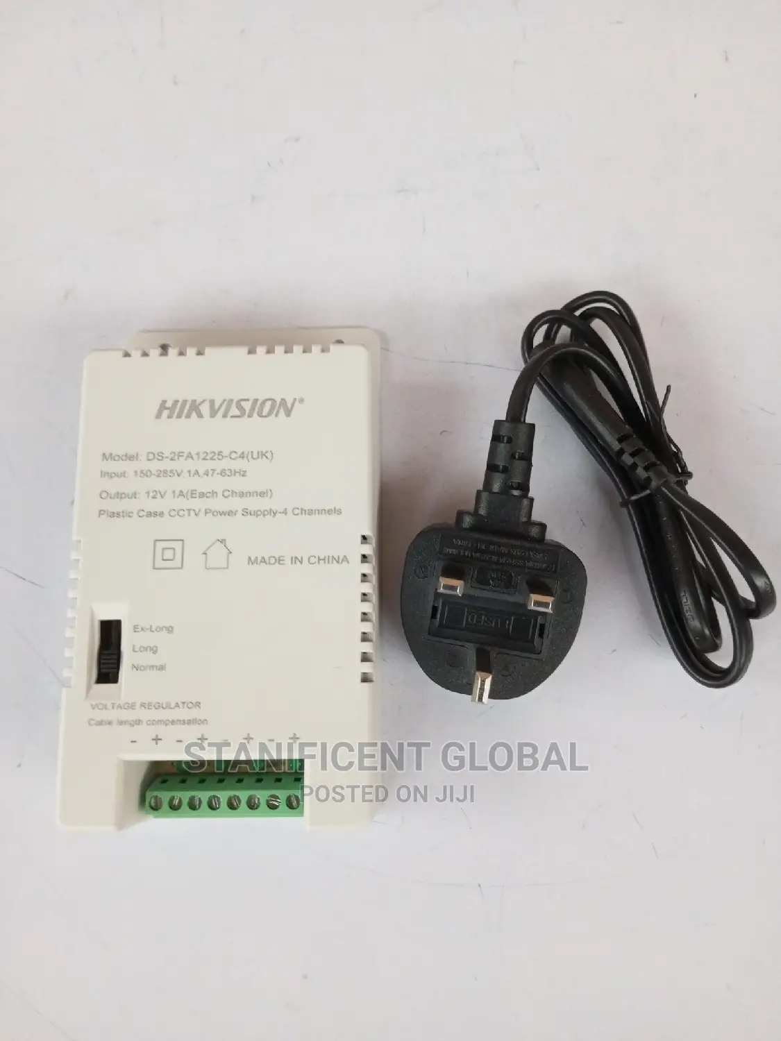 Hikvision 4way Power Supply Box With Power Cord