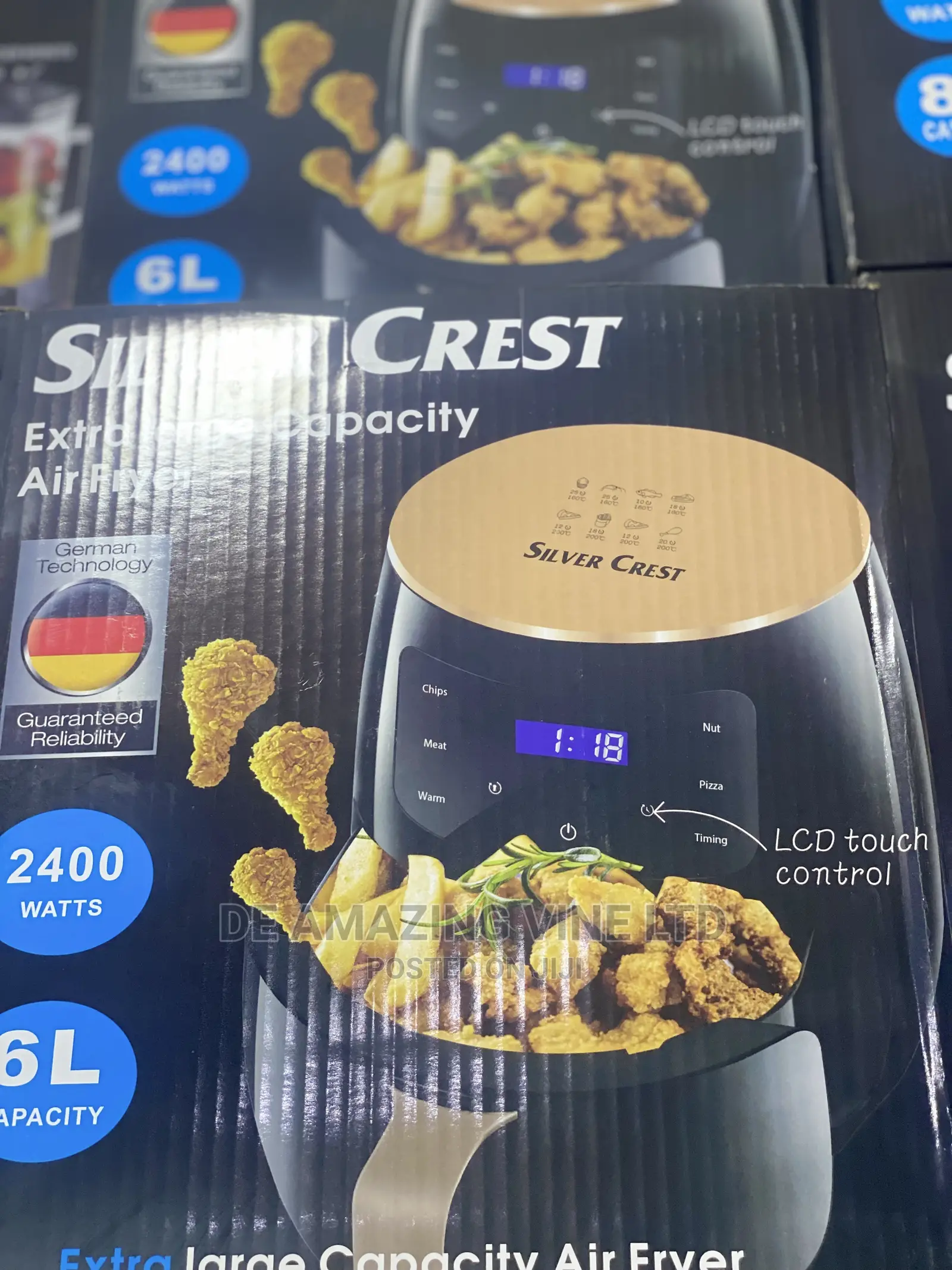 6 Litter Silver Crest Air Fryer