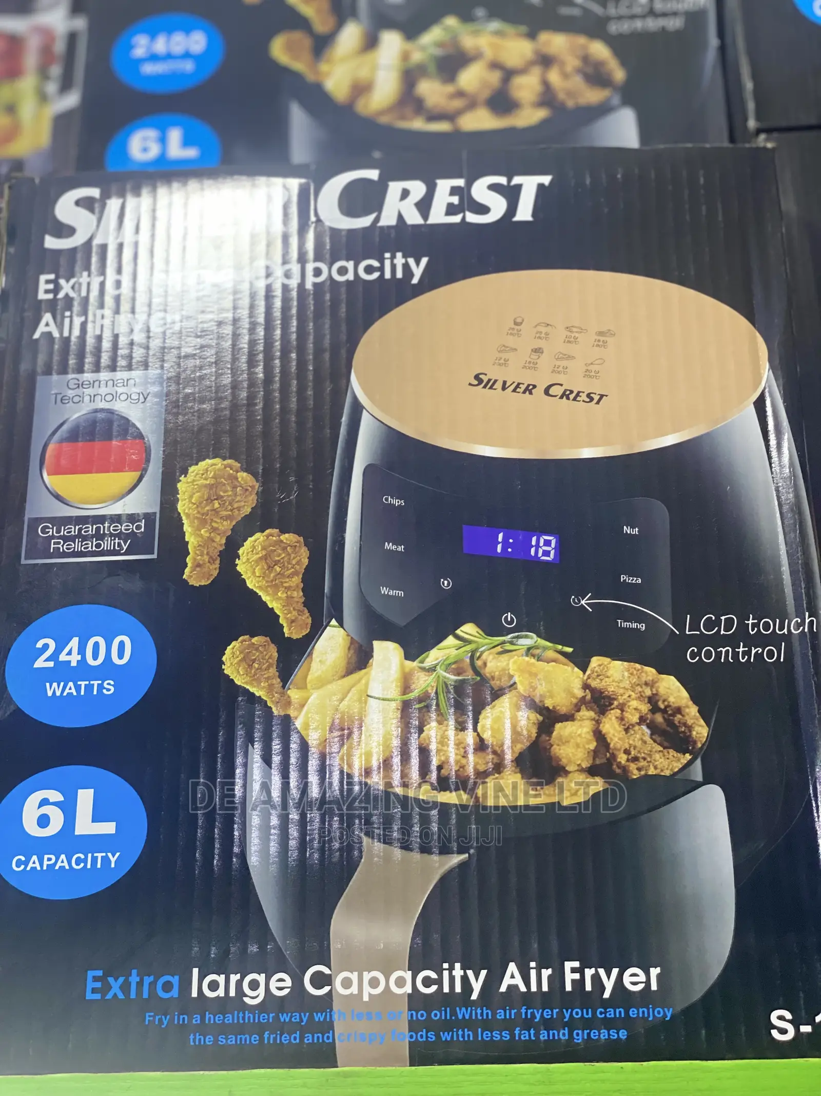 6 Litter Silver Crest Air Fryer