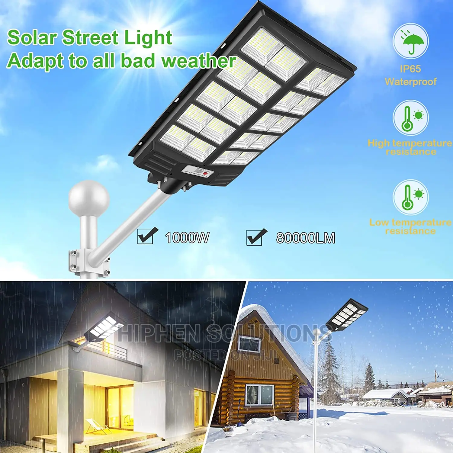 100W Alphar Solar Power Light