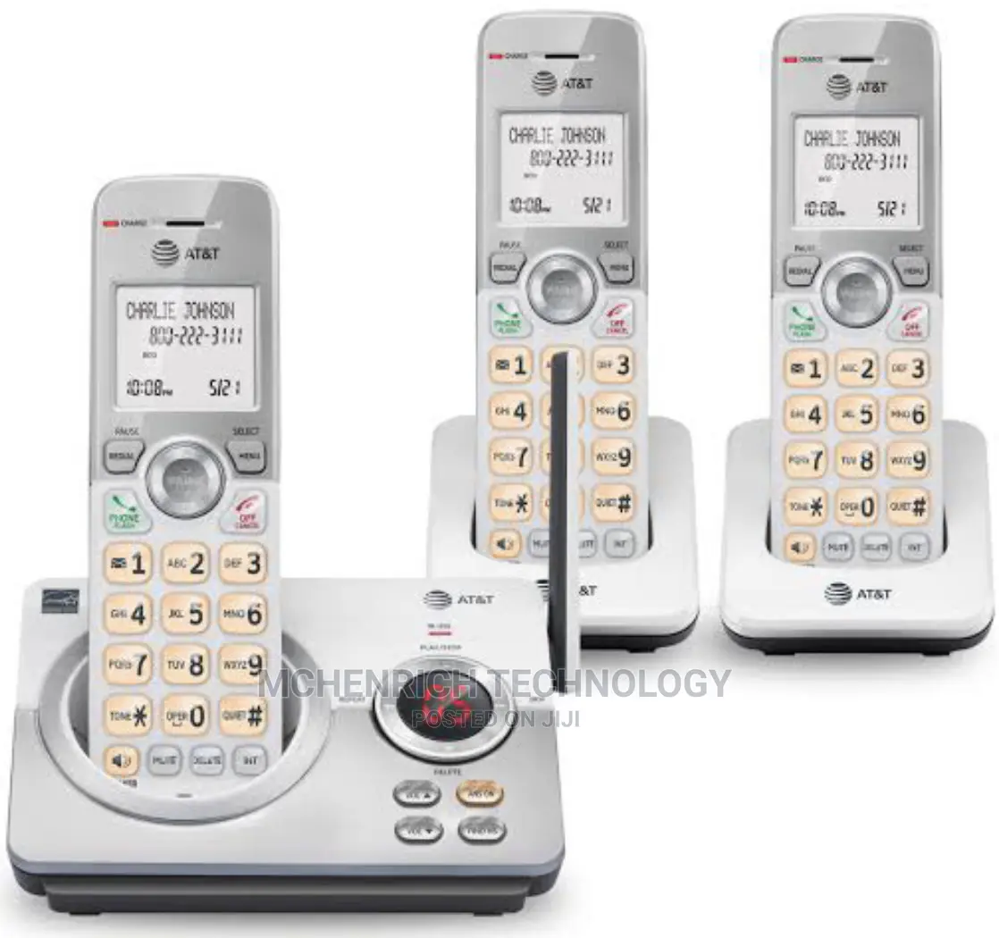 At T 3 Sets Cordless Phones