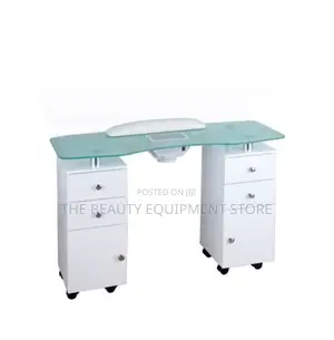 2 in 1 Glass Nail Polish Table