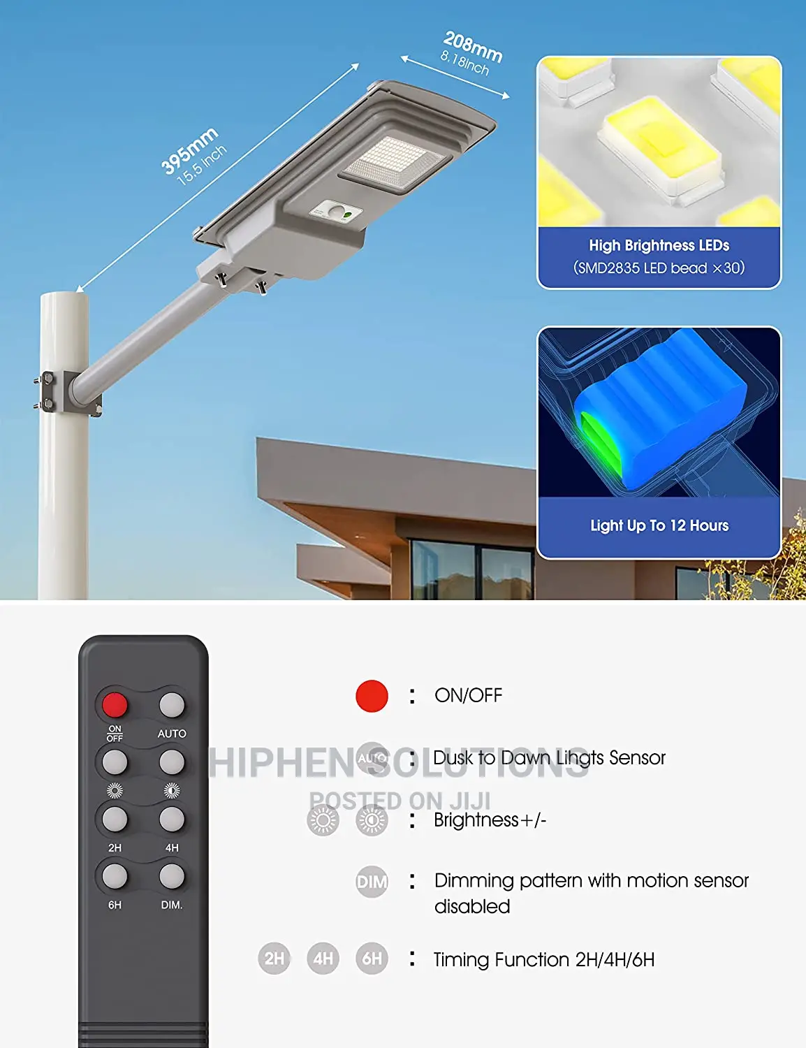 100W Affordable Solar Light
