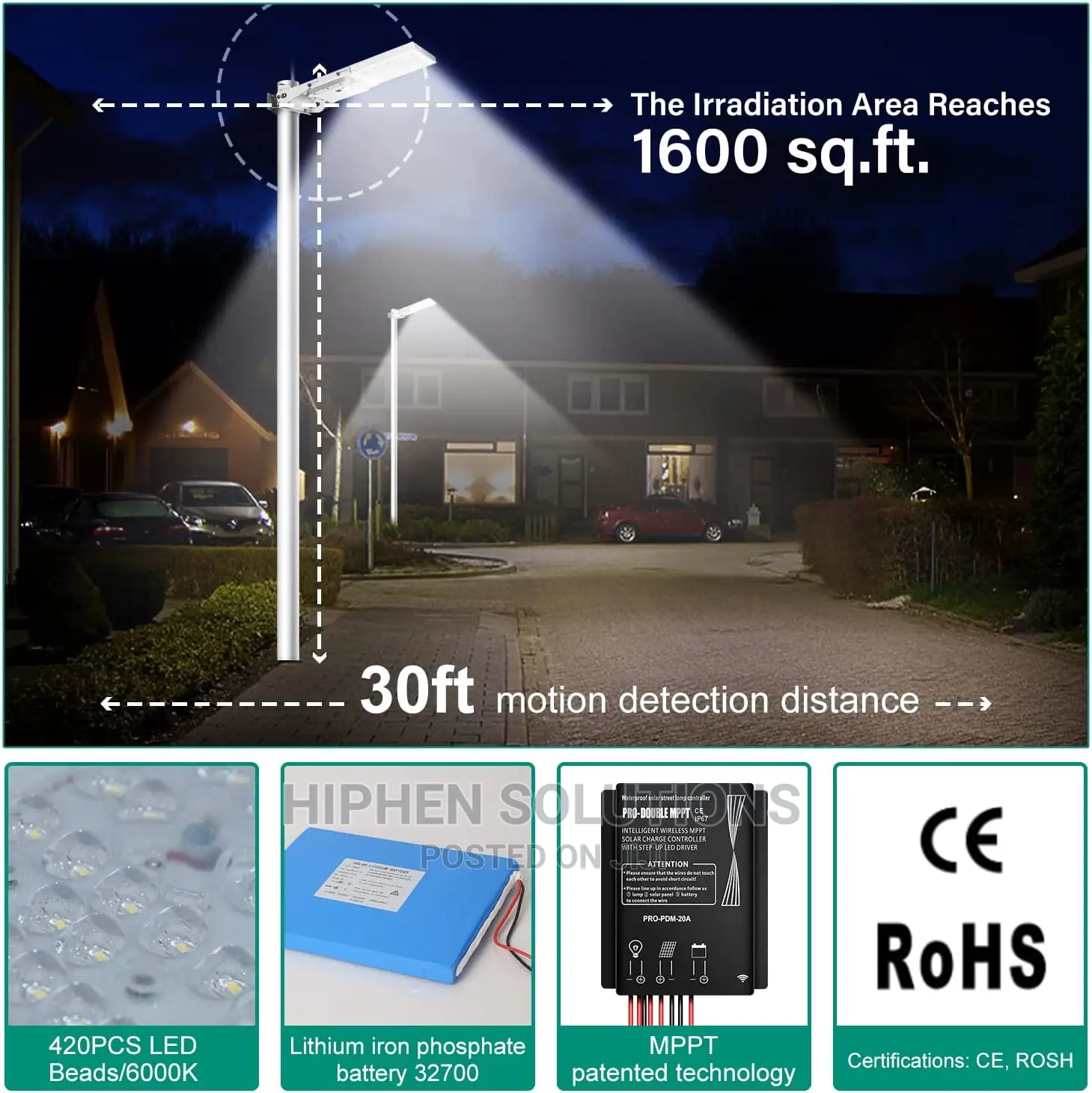 100W Solar Power Light in Portharcourt