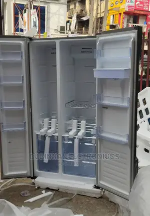 Brand New HISENSE Side by Side Fridge/514liter/Black MIRROR/