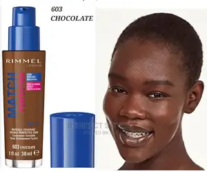 Photo - Rimmel London 603 CHOCOLATE Match Perfection Foundation 30ml