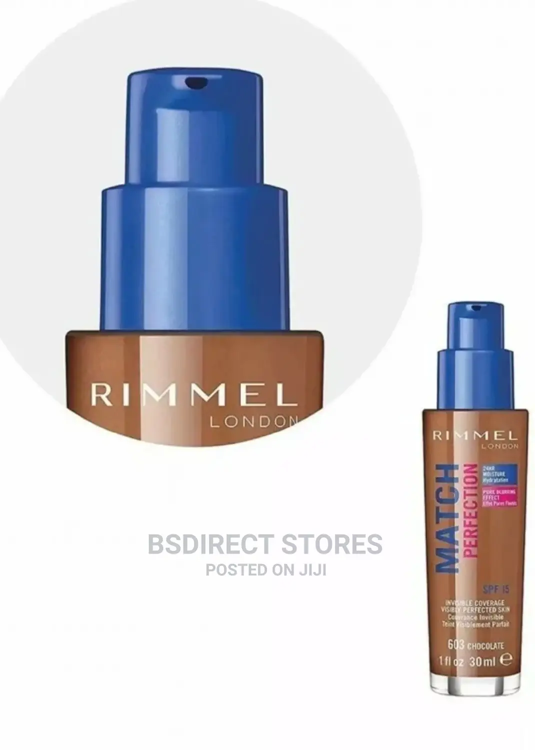 Rimmel London 603 CHOCOLATE Match Perfection Foundation 30ml