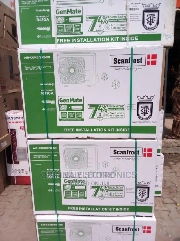 Brand New Scanfrost 1.5hp Inverter Split Unit Ac/100% Copper