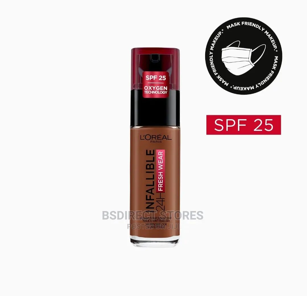 L'oreal Paris 390 Ebony Infallible 24 Hours Foundation 30ml