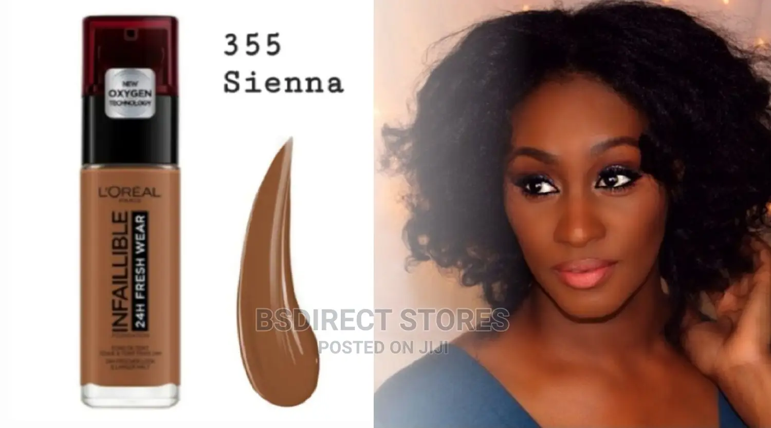 Loreal Paris Infallible 355 Sienna 24 Hours Foundation 30ml