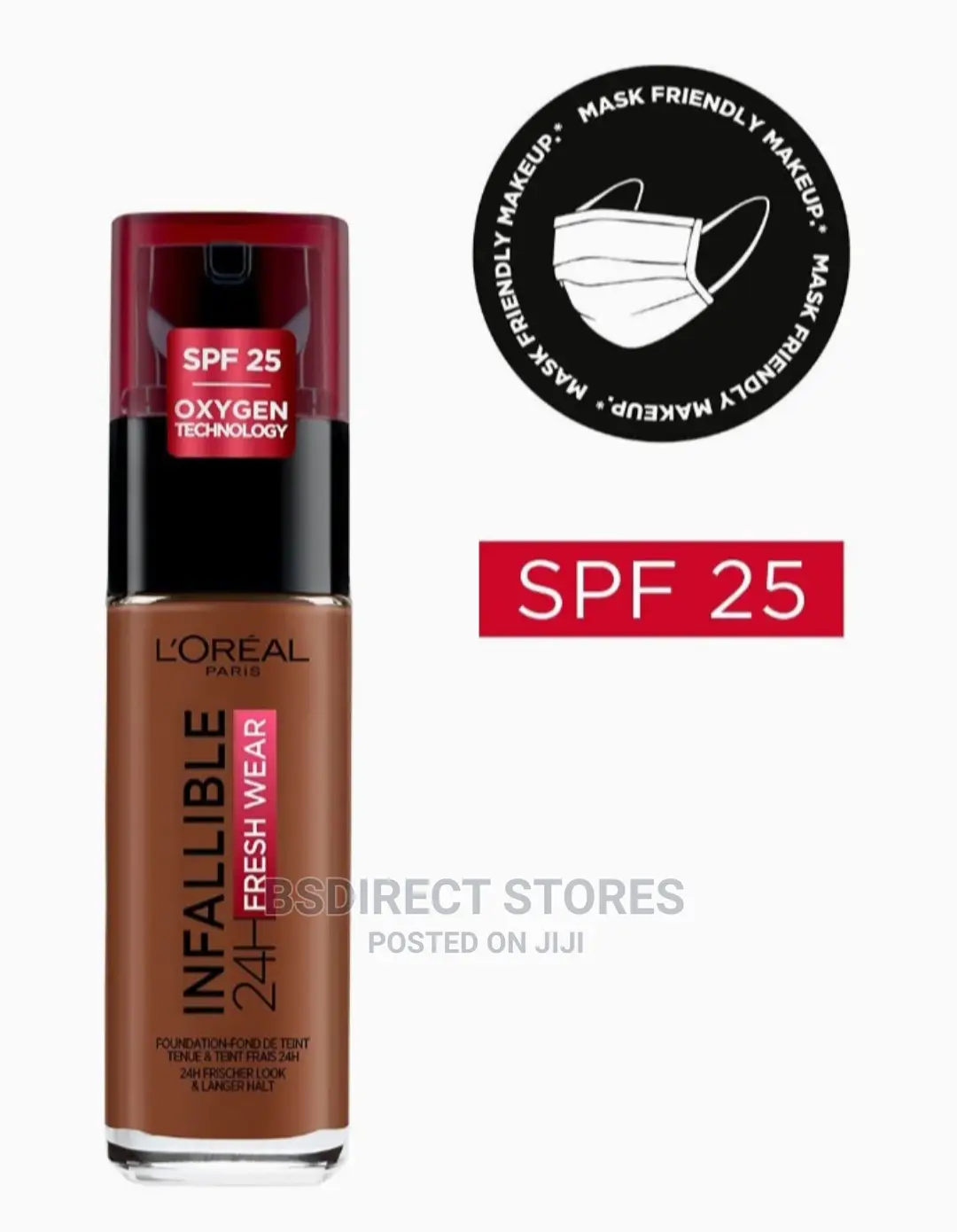Loreal Paris Infallible 355 Sienna 24 Hours Foundation 30ml
