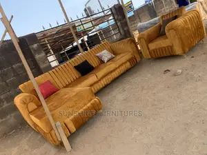 Modern L Shaped Sofa With a Single