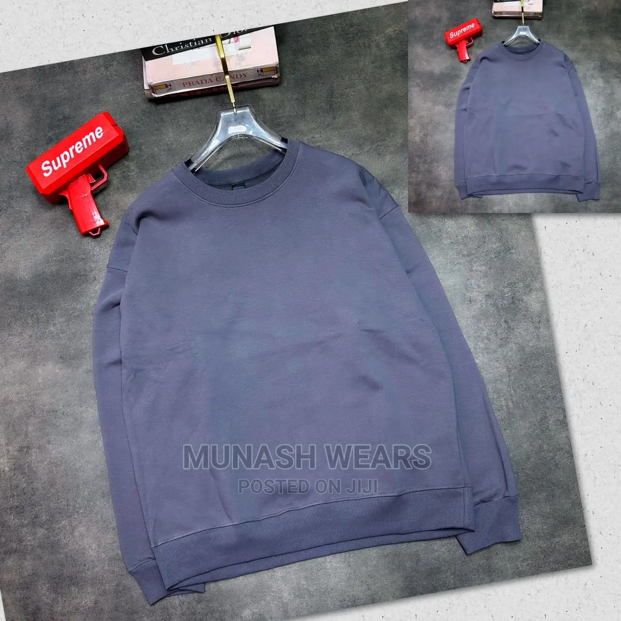 Men Luxury Plain Swirtshirt