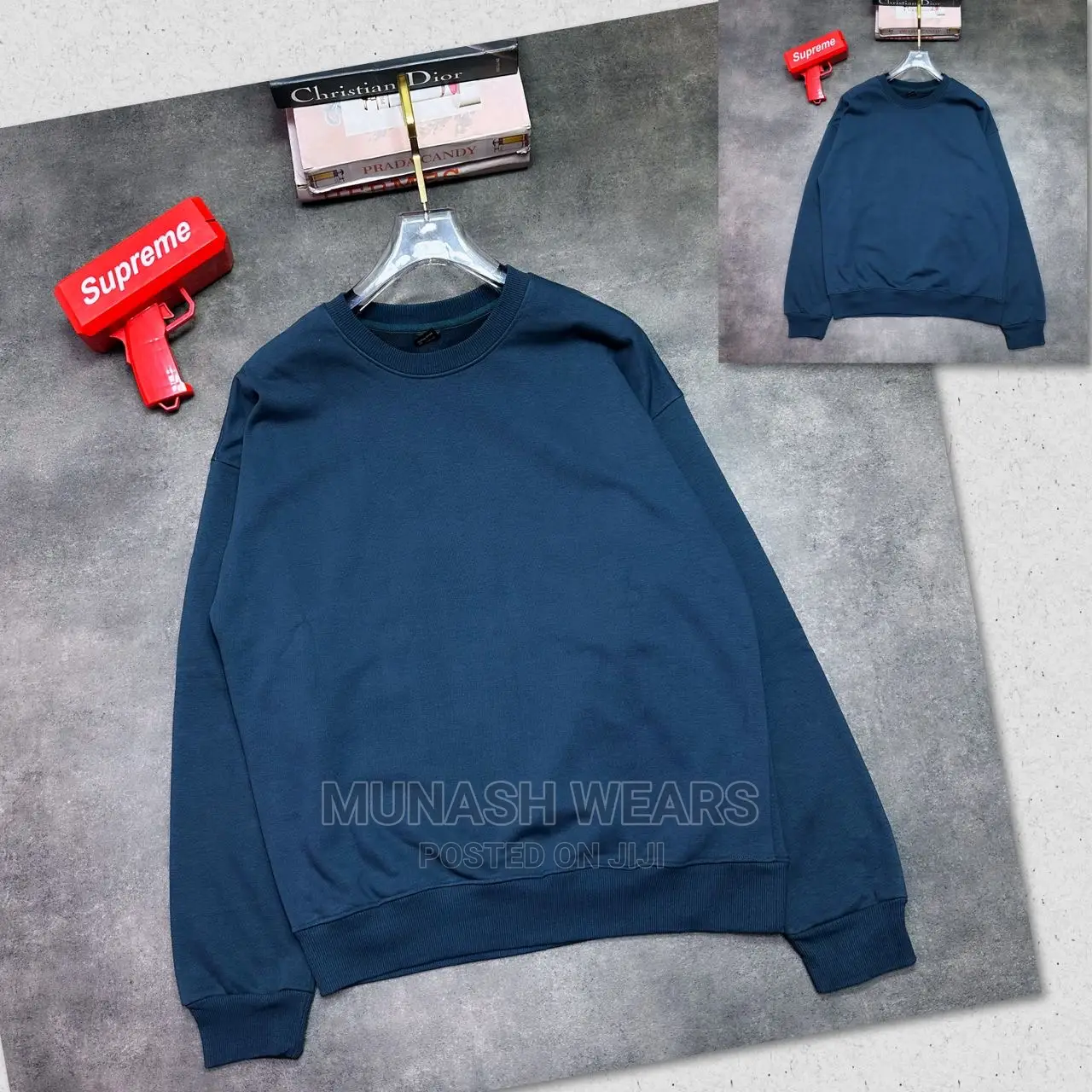 Men Luxury Plain Swirtshirt