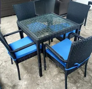 Rattan 4 Seaters Dining Table Set