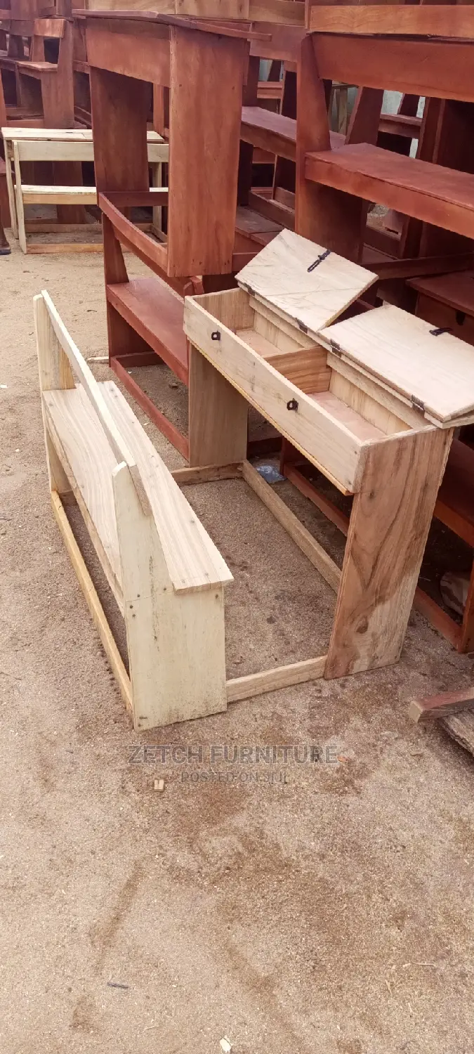 Double Seater Students Chair