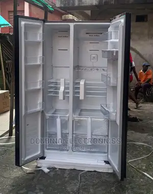 Brand New Hisense Side-Side 514L Refrigerator/Black Mirror/