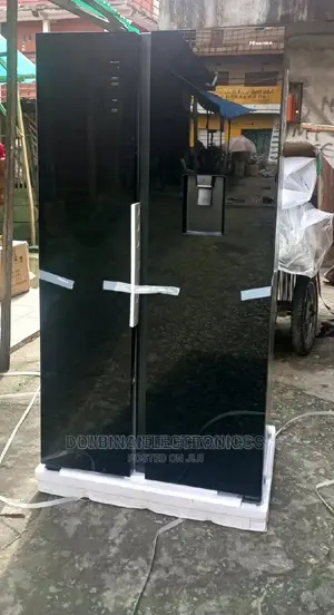 Brand New Hisense Side-Side 514L Refrigerator/Black Mirror/