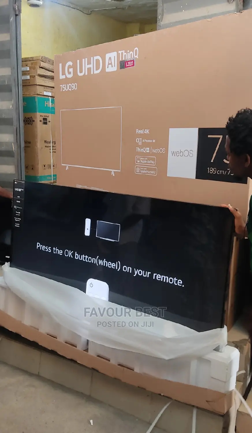 Lg Uhd Ai Thinq 75inchs Bluetooth Netflix (Webos)