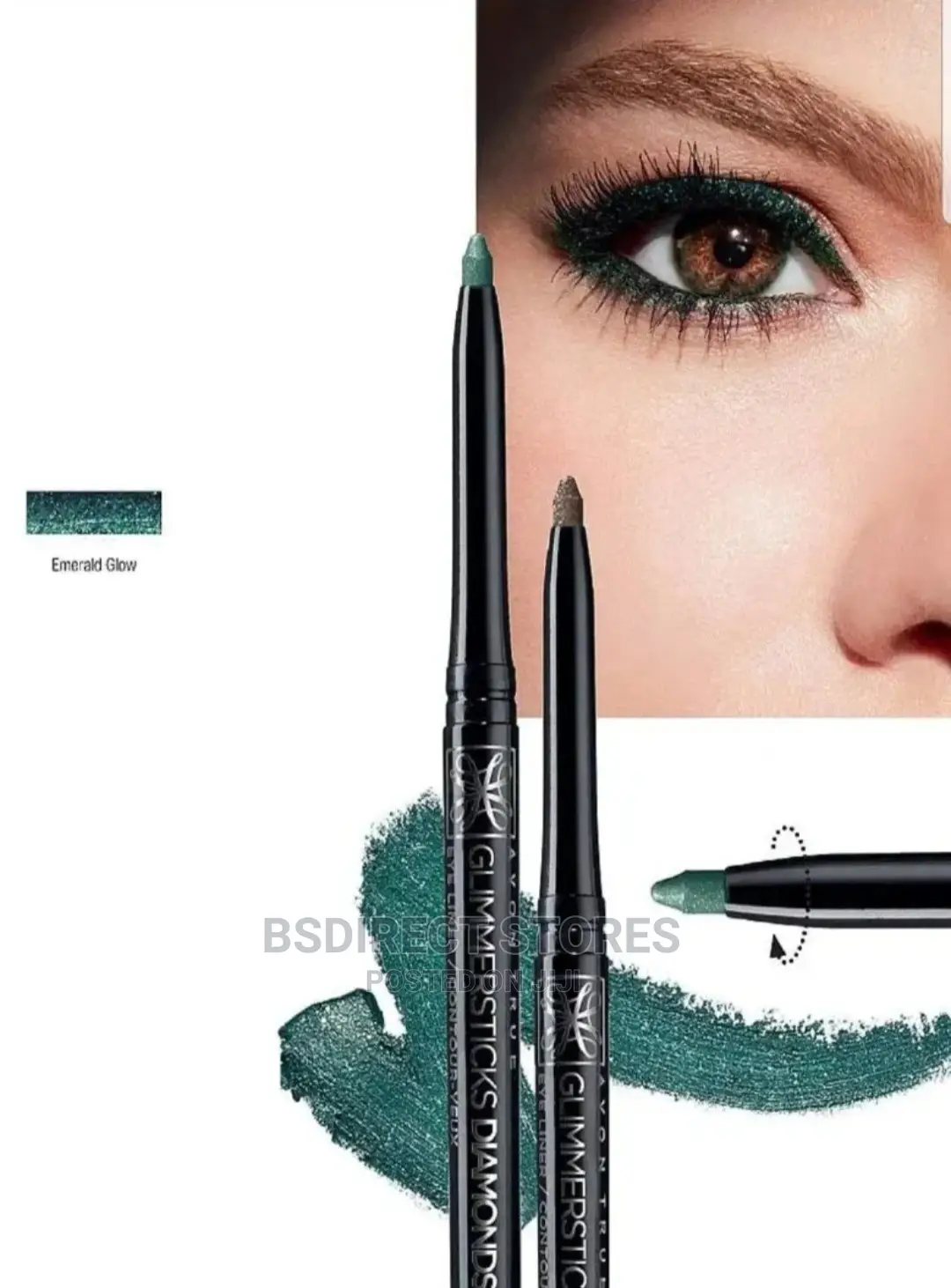 Avon True Colour Emerald Glimmerstick Glamorous Eyeliner