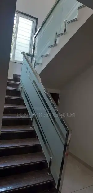 Stainless Glass Handreil