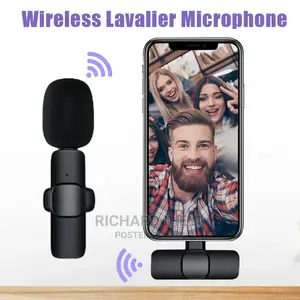Lavalier Wireless Microphone For iPhone Android Mobile