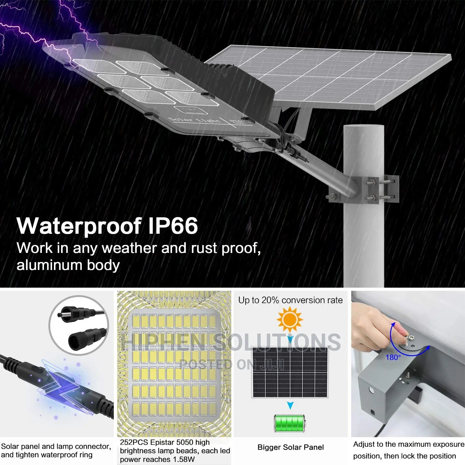 400W Durable Solar Street Light