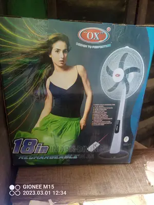 High Quality OX Rechargeable Fan