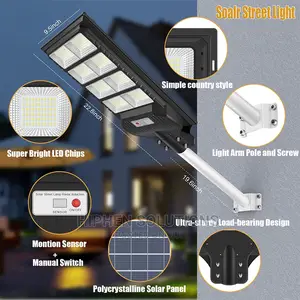 Affordable Alphar 400W Solar Flood Street Light