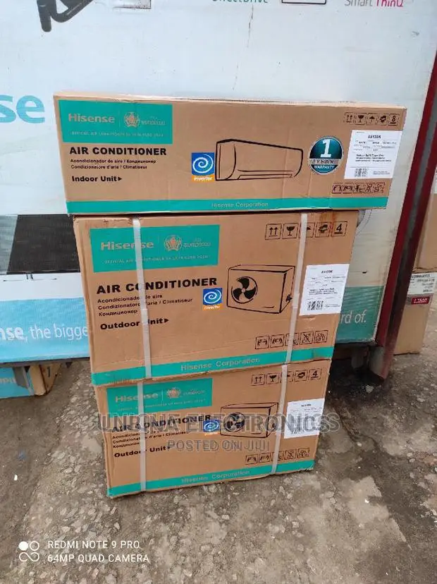 Brand New HISENSE 1.5HP INVERTER Split Unit Ac/% Copper