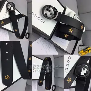 Original GUCCI Leathee Belts Available in Store