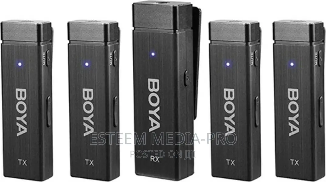 BOYA 2.4ghz 4-Channel Wireless Microphone System Ultracompac