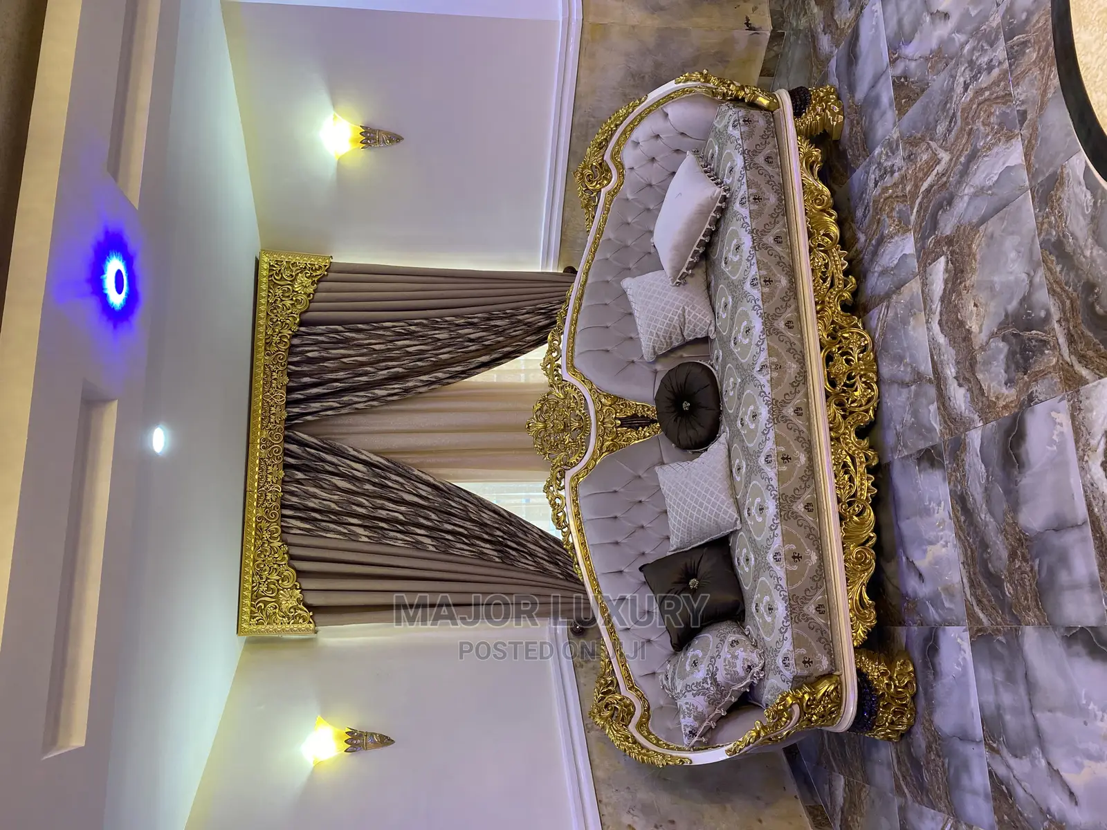 Turkish Curtain Designs Board and Pleated Complete Set