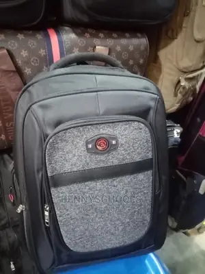 Black Backpack and Laptop Bag