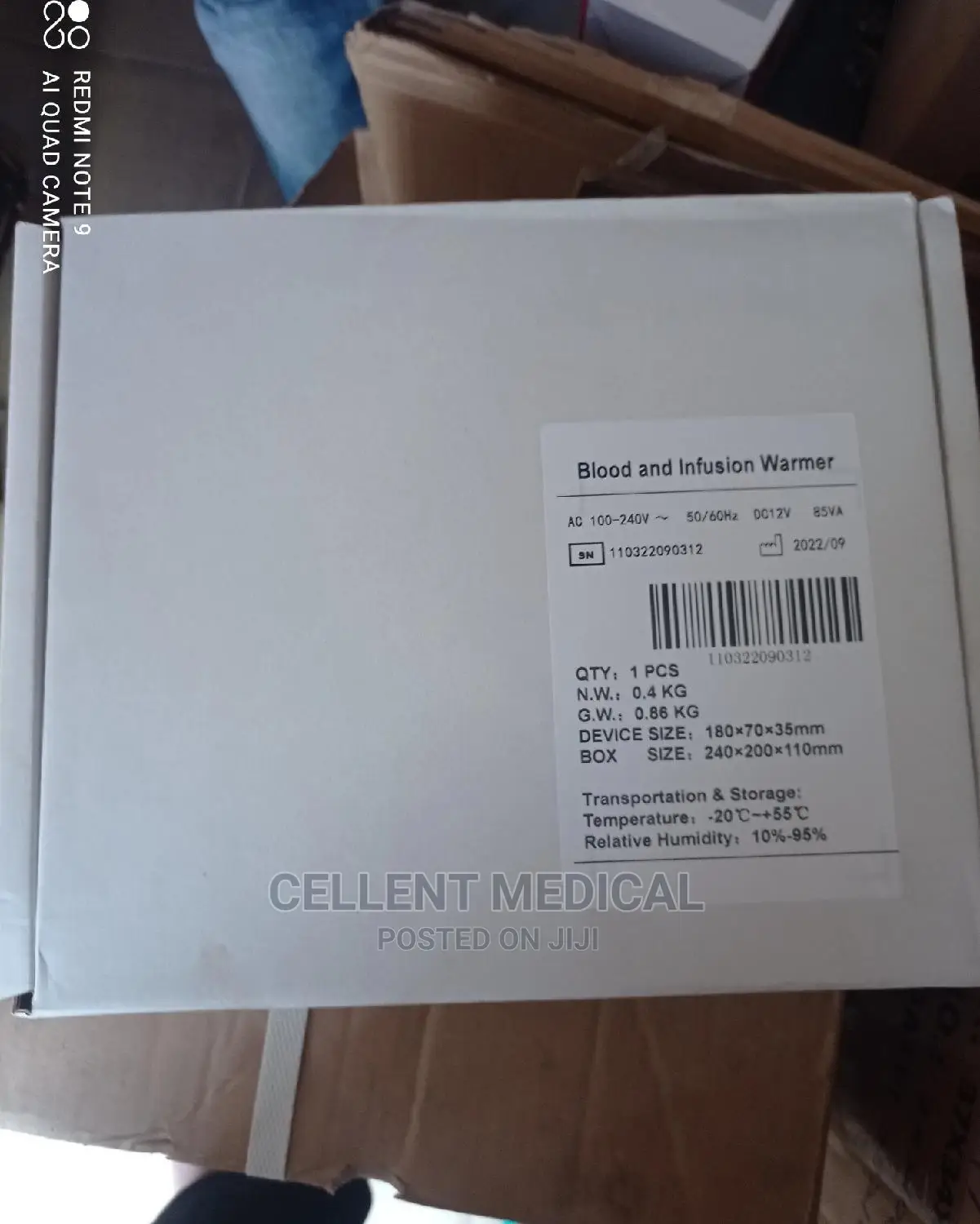 Blood Infusion Warmer Machine for sale - CELLENT MEDICAL LIMITED Price ...