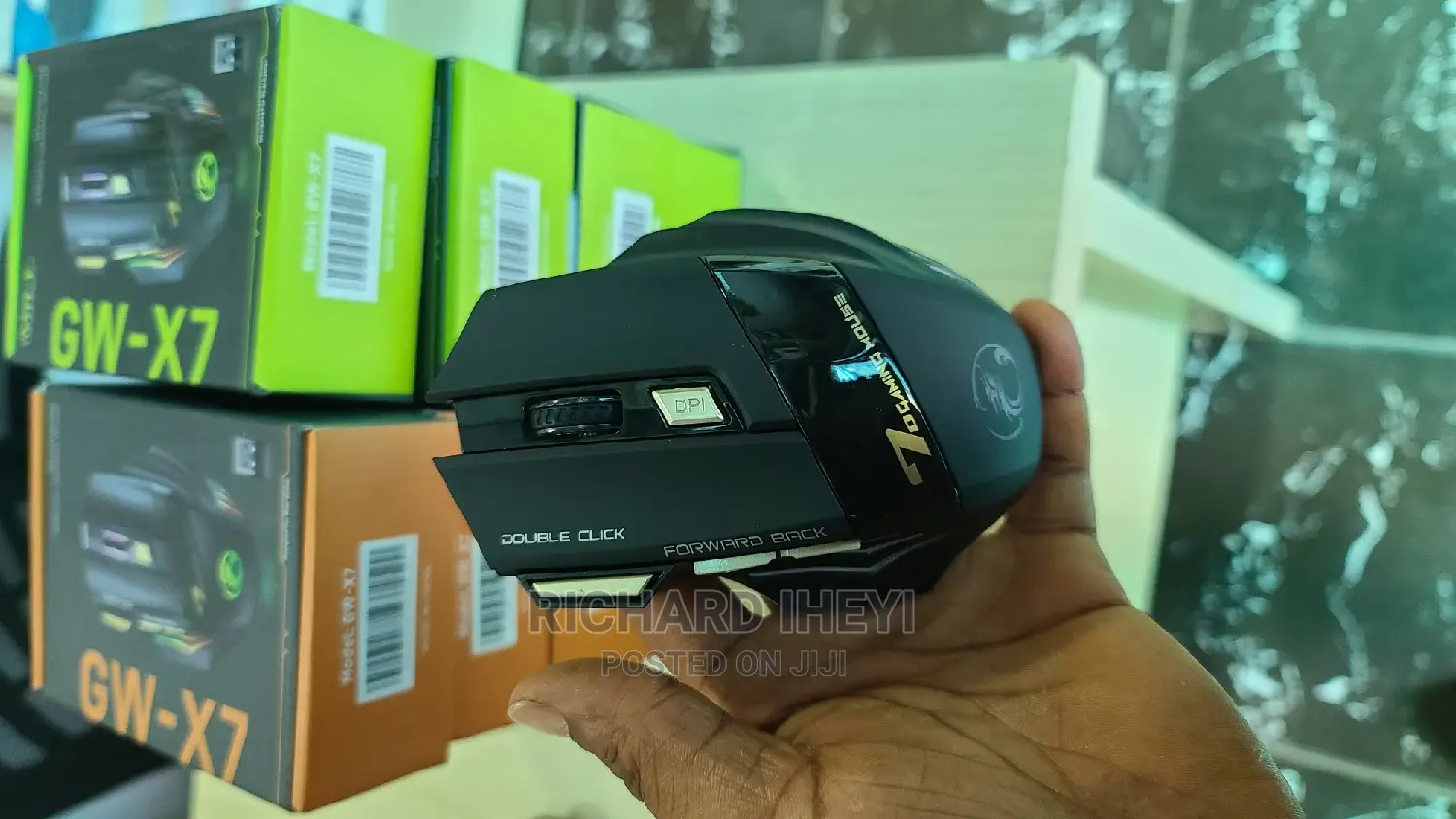 Rechargeable Wireless Gaming Mouse With Backlight RGB