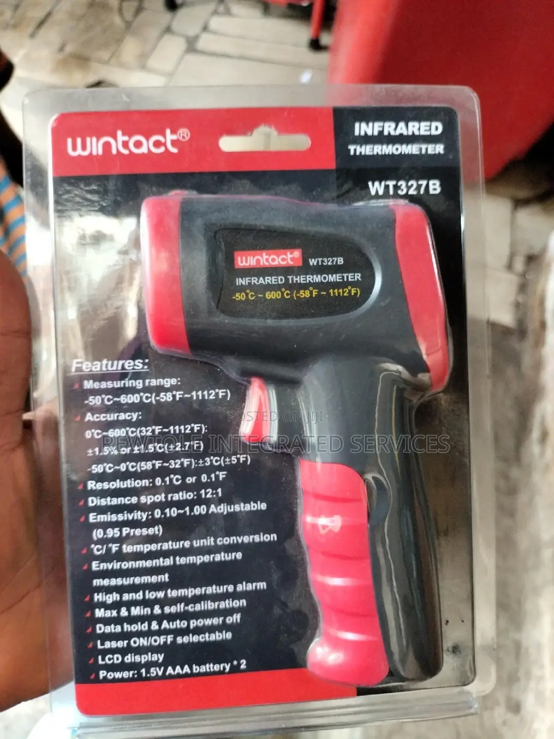 Infared Thermometer for Objects