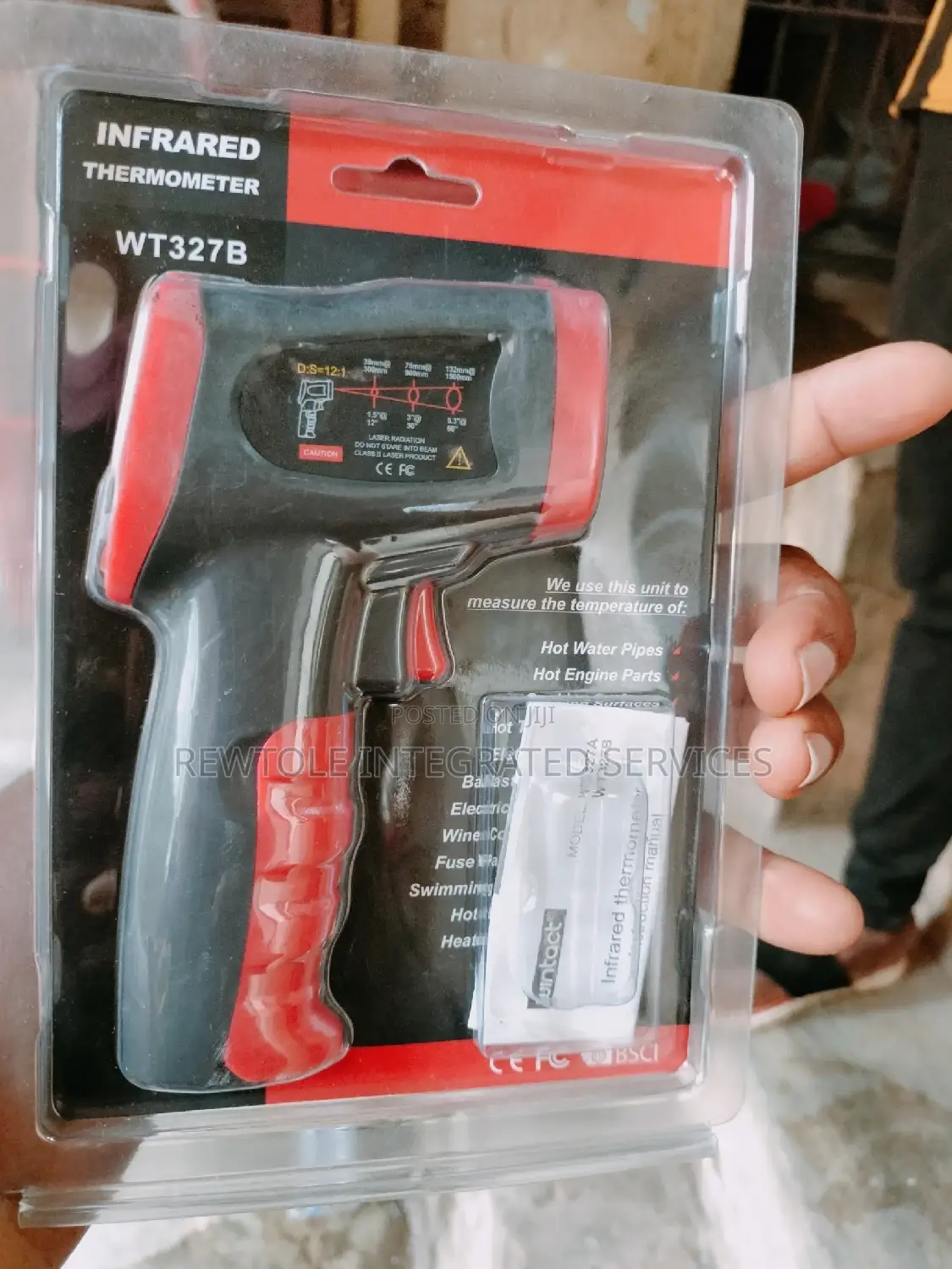 Infared Thermometer for Objects