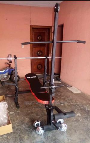Weight Bench With 50kg Dumbbells