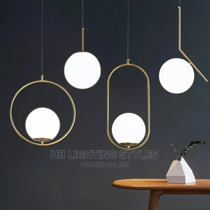 Glass Lampshade Pendant Lights