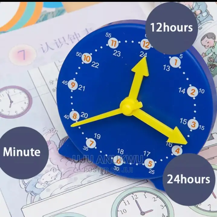 Mini Montessori Time Learning Clock