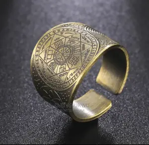 Fortified King Solomon Wealth Good Luck Attraction Ring